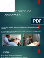 Examen Físico de Abdomen