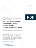 12+ Contoh Surat Kuasa Pengambilan, Umum, Khusus Beserta Pengertian Dan Fungsinya PDF