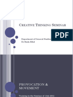 Creative Thinking Seminar