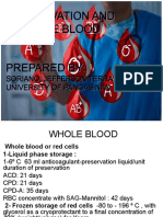 Preservation and Storage Blood PDF