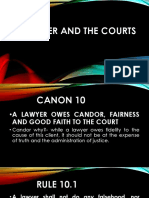 Candor, Respect and Efficiency in the Courts