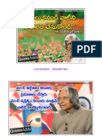 Abdulkalam Telugu Quotes PDF
