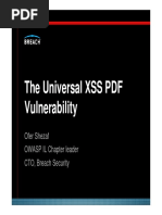 OWASP IL The Universal XSS PDF Vulnerability