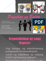 Pagsulat NG Balita