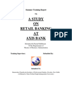Project On Retail Banking
