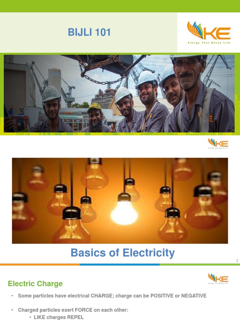 Electricity 101 PDF Electric Current Electric Power