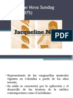 Jacqueline Nova Sondag, pionera de la música electroacústica en Colombia