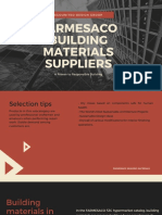 Building materials in FARMESACO FZC online store