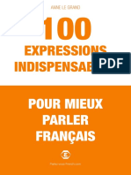 100 Expressions Françaises Indispensables Parlez Vous French - Com PDF