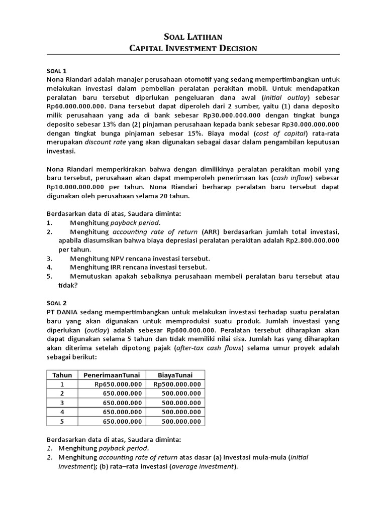 Soal Jawab Latihan Cid 2015