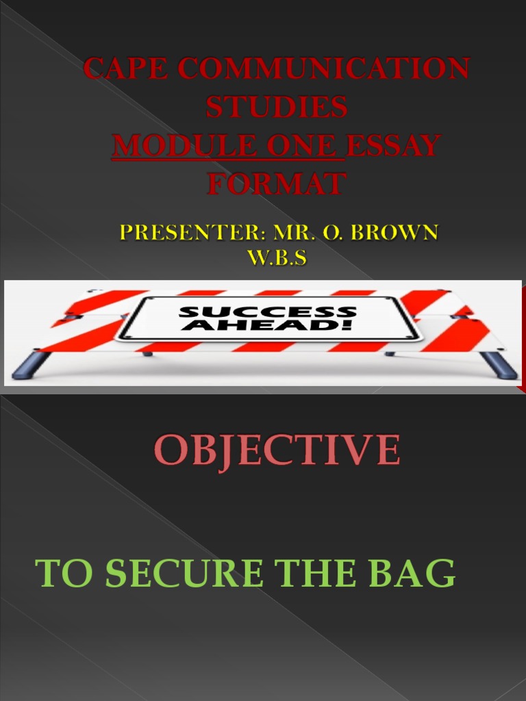 CAPE Communication Studies Module 1 Guide | PDF | Tsunami | Cognitive ...