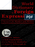 World Dictionary of Foreign Expressions PDF