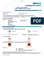 Material Safety Data Sheet - Solvent Cement SC125 and SC250