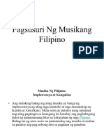 Pagsusuri NG Musikang Filipino