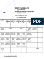 Tentative Programme GECJ IV Sem