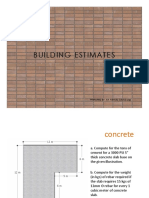 Building Estimates