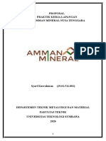 Proposal Magang Pt. Amman Mineral Syarif