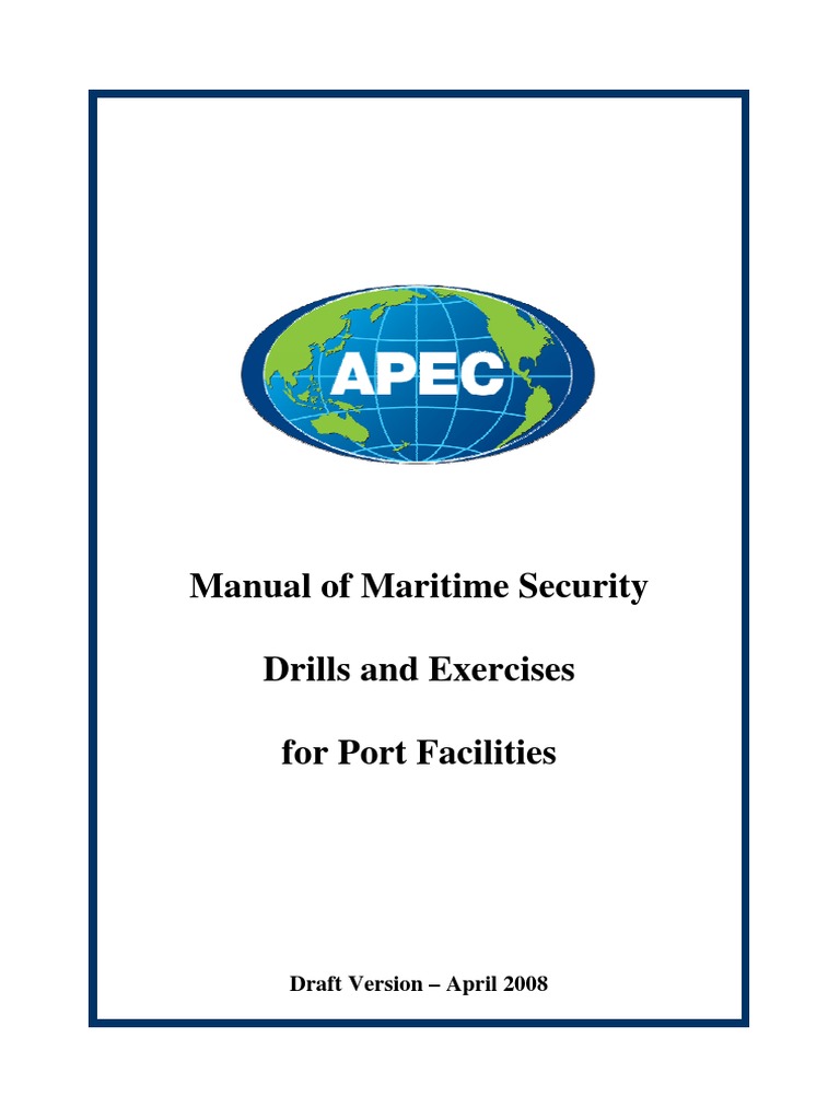 BP19TP, Manual of Maritime Security Drills and Exercises For Port Facilities PDF PDF