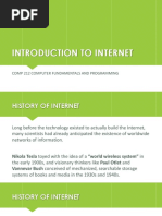 COMP 212 Module 7 Introduction To Internet PDF