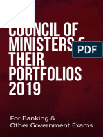 Cabinet Ministers 2019 PDF