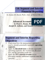 Chapter 14 Segment and Interim Financial Reporting