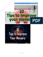 10 Tips To Improve Your Memory