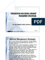 Download Pengertian Dan Ruang Lingkup Manajemen Strategik by Amah Hasmah SN44585009 doc pdf