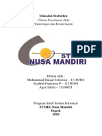 Makalah Statistika Nusa Mandiri