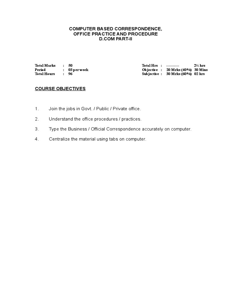 27 Computer Based Correspondance | PDF | Computing | Areas Of Computer ...