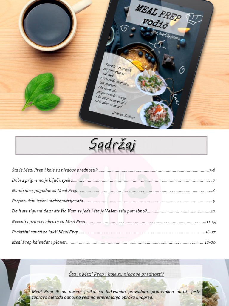 FitFoodByJelena Meal Prep e Book | PDF