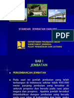 Standar Jembatan Dan Sni Departemen Pekerjaan Umum Sekretariat Jenderal Pusat Pendidikan Dan Latihan PDF