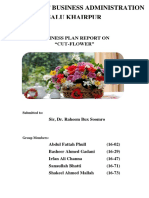 Business Plan Report Cover
