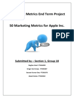 50 Marketing Metrics for Apple