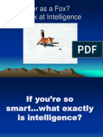 Presentation On Intelligence
