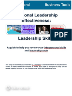 Interpersonal Skills & Leadership Style