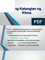 Ang Katangian NG Klima-AP