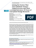 ED SCI 113 - 2016 - Examining The Factors That Influence Students Learning Process - Lin Et Al