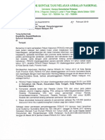 Surat KPD Bupati Walikota TTG Penyelenggaraan PENAS XVI-2020