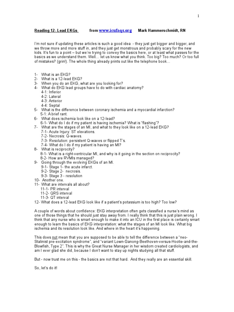 Reading EKGs for Beginners | Coronary Circulation | Electrocardiography