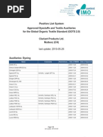 Download GOTS 2 0 Clariant List IMO - Version_2605 by Mazhar Aziz Khan SN44586454 doc pdf