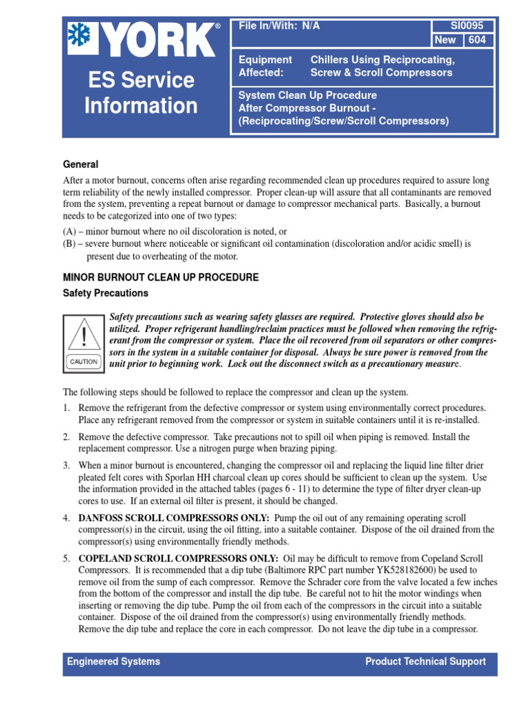 Cleaning Up After a Compressor Burnout A Guide to Proper System Clean