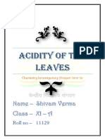 Acidity of Tea Leaves - Shivam