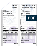 Leave Format SV College Aligarh Uttar Pradesh