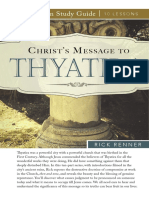 Mensagem para a igreja de Tiatira - guia de estudo 