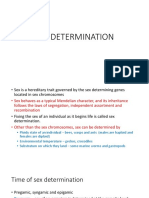 SEX DETERMINATION MECHANISMS