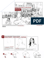Actors On Stage - Sketching Characters On The Street PDF