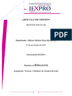 Articulo de Opinión