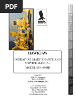 Hawkjaw Iron Roughneck 65K-950JR Operations Maintenance Parts Manual