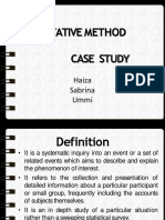 Case Study (Ieja Sab Ummi)