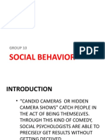 Social Behavior Insights